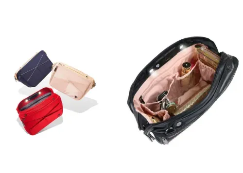 cosmetic case with led lights